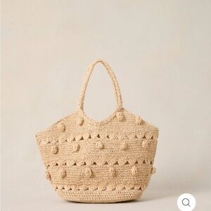 Petite Mendigote Paris Raffia Bag